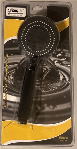 DUŞ BAŞLIĞI TURBO SİYAH BLİSTER